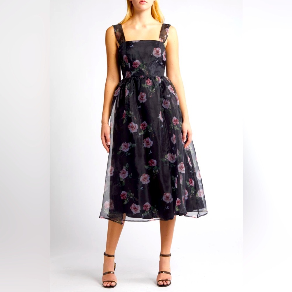NWT Lulu’s Floral Midi dress